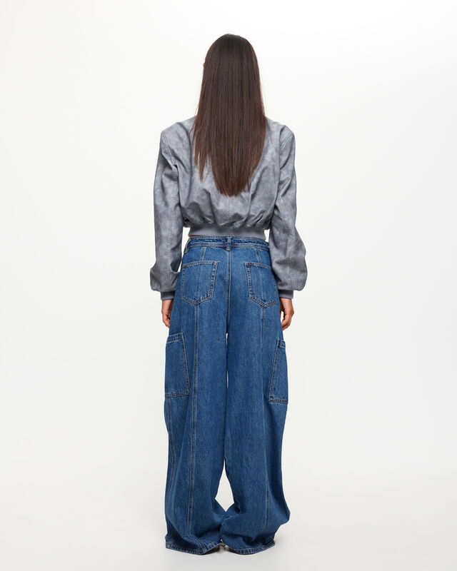 Veneda Baggy Denim Jeans in Blue, hi-res image number null