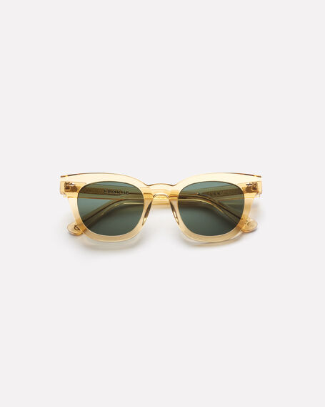 Dylan Citrine Sunglasses Polished Green