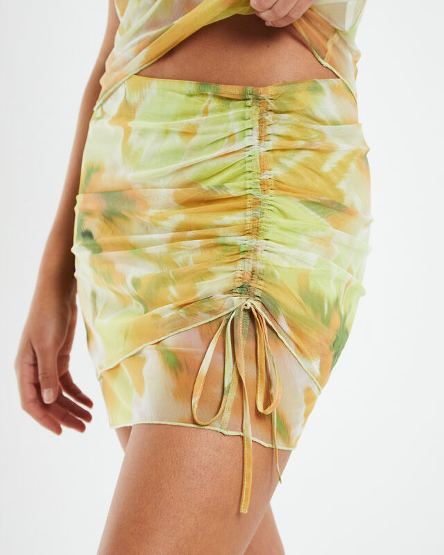 Belle Blurred Botanical Mini Skirt Assorted, hi-res image number null