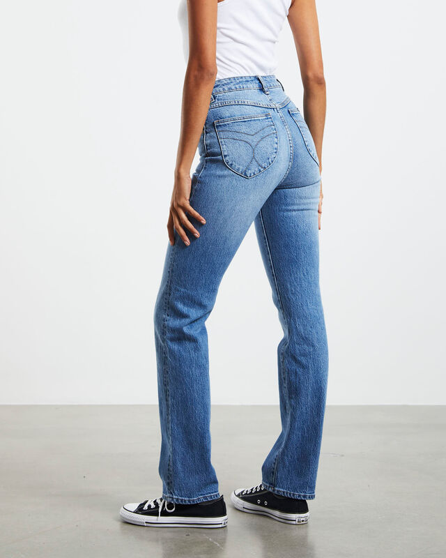 Original Straight Long Jeans Brad Blue, hi-res image number null
