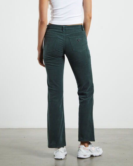 A 99 Low Boot Jeans 90's Green Cord