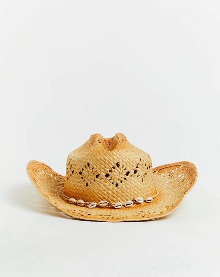 Straw Cowboy Hat in Natural
