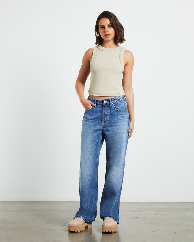 Coco Relaxed Denim Jeans in Testament Blue, hi-res image number null