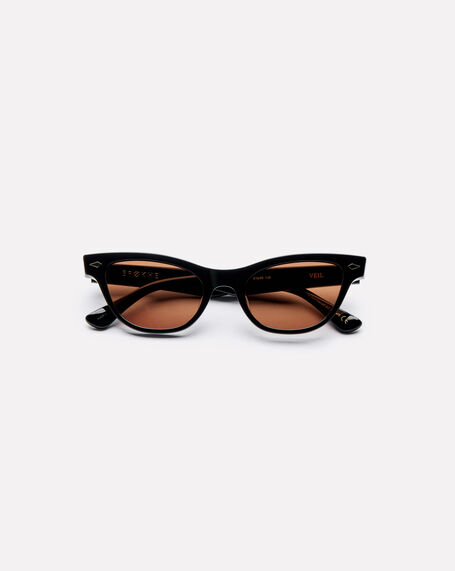 Veil Sunglasses in Black/Bronze