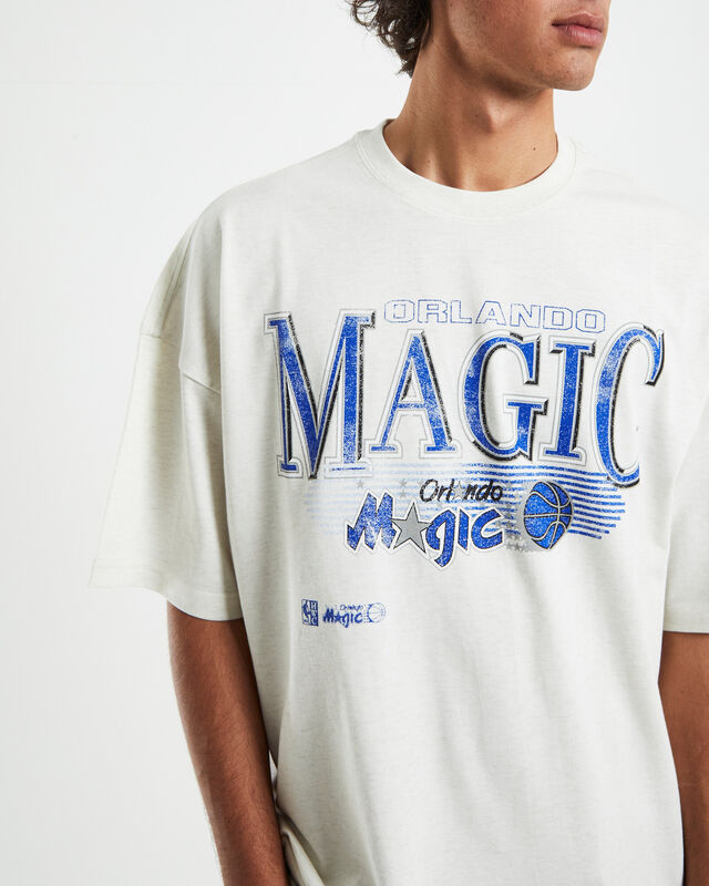 Underscore Oversized T-shirt Orlando Magic White Marle, hi-res image number null
