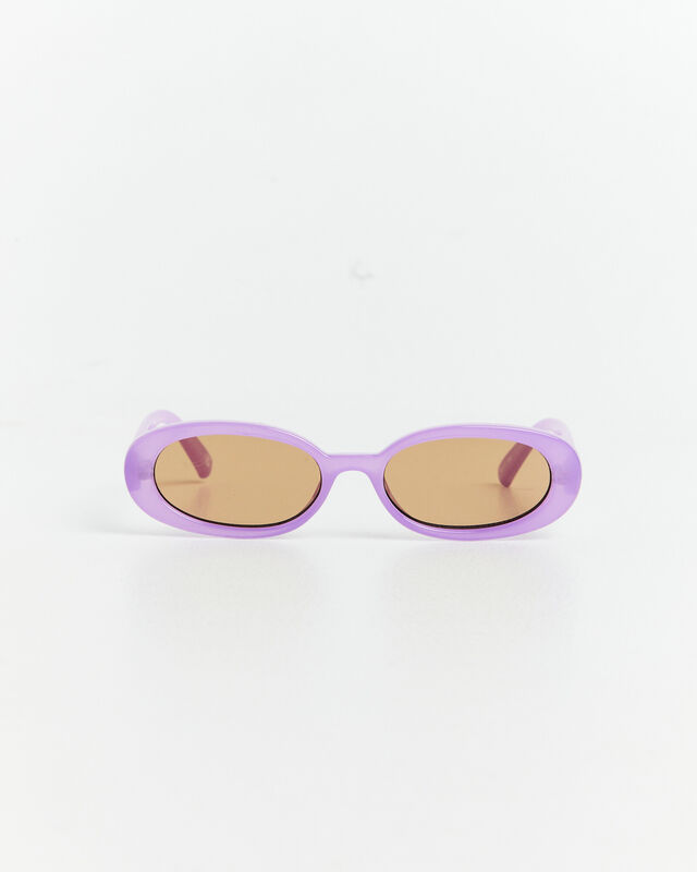 Outta Love Milky Digital Sunglasses Lavender/Light Brown Mono, hi-res image number null