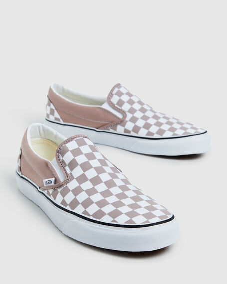 Classic Slip-On Sneakers Checkerboard Etherea/True White