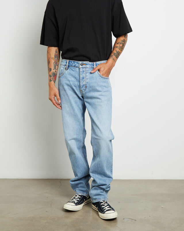 Lou Straight Denim Jeans in Roman Blue, hi-res image number null