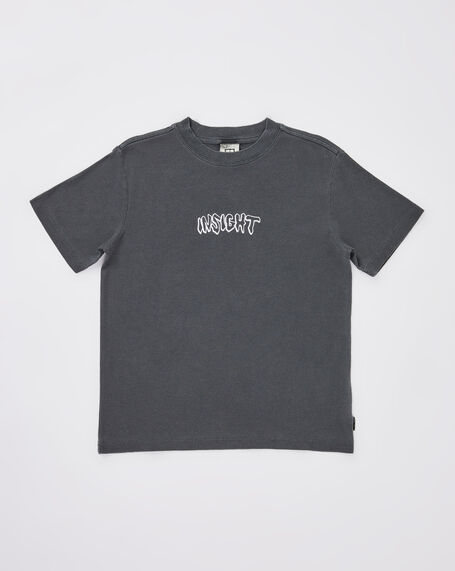 Teen Boys Dive Short Sleeve T-Shirt in Black