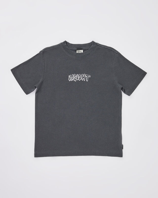 Teen Boys Dive Short Sleeve T-Shirt in Black, hi-res image number null