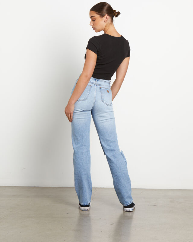 94 High Straight Jeans in Juno Rip, hi-res image number null