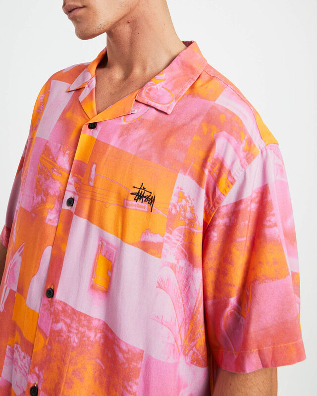 Photo Film Short Sleeve Shirt in Pink, hi-res image number null