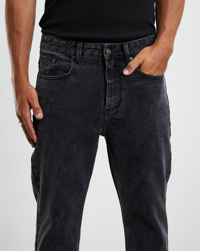 Switch Jeans in Worker Black, hi-res image number null