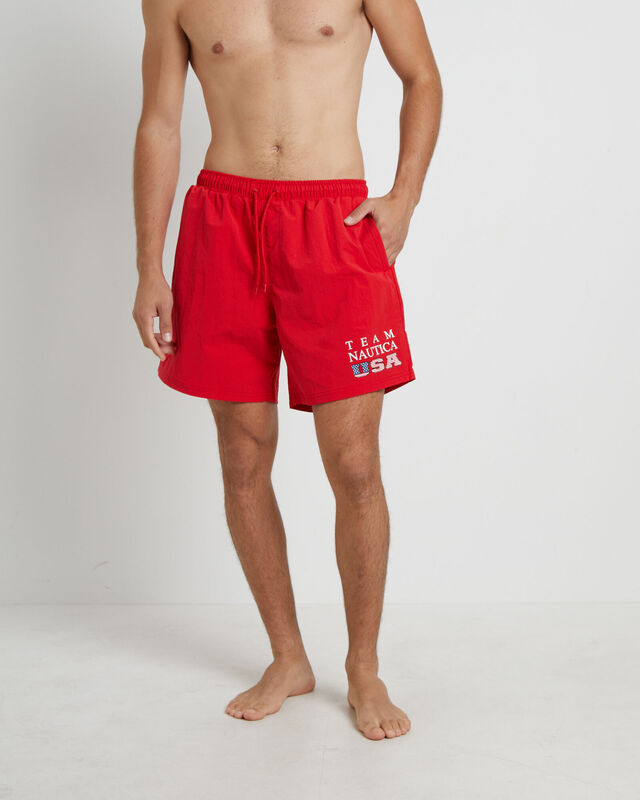 Hyron Swimshorts in True Red, hi-res image number null