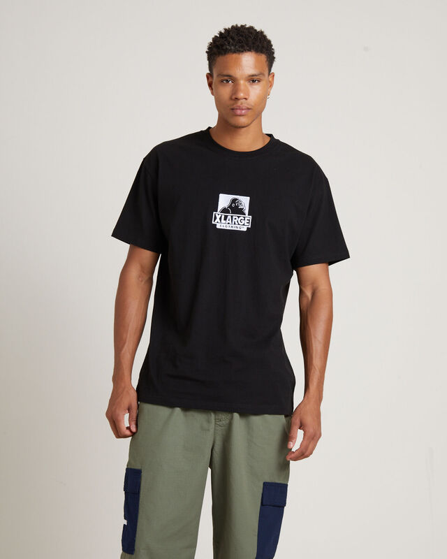 91 Emb Short Sleeve T-Shirt in Black, hi-res image number null