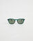 Club Royale Sunglasses in Bottle Green/ Khaki Mono