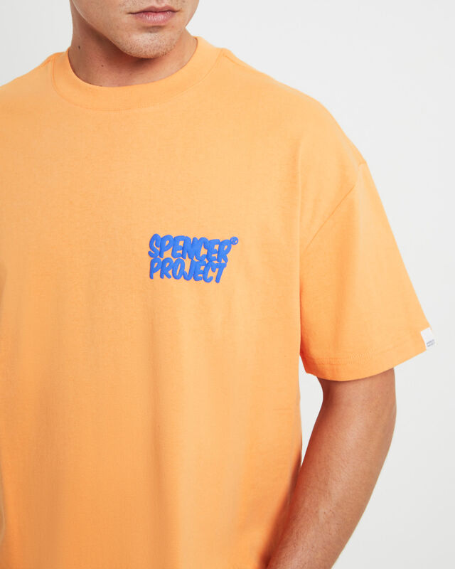 Puffy Short Sleeve T-Shirt in Orange, hi-res image number null