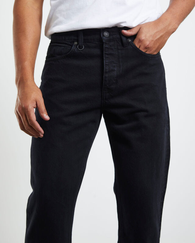Studio Relaxed Jeans Washed Black, hi-res image number null