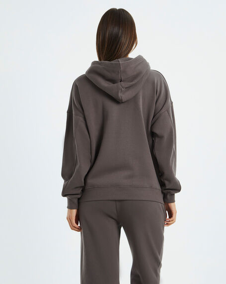 State Oversized Hoodie Cocoa