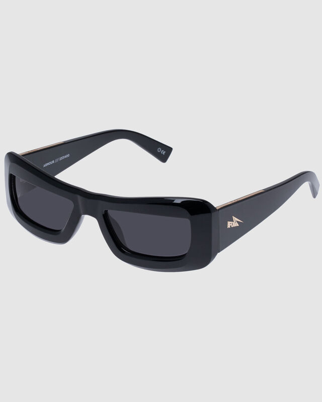 Afends X Le Specs Armour Sunglasses Black, hi-res image number null