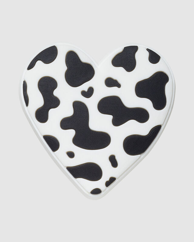 Cow Print Heart Jibbit, hi-res image number null