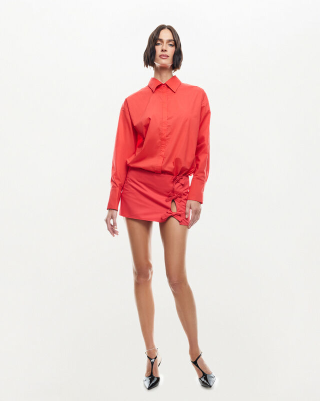 Clicquot Mini Skirt Crimson Red, hi-res image number null