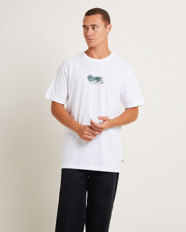 Pitstop 330 Short Sleeve T-Shirt in White, hi-res image number null