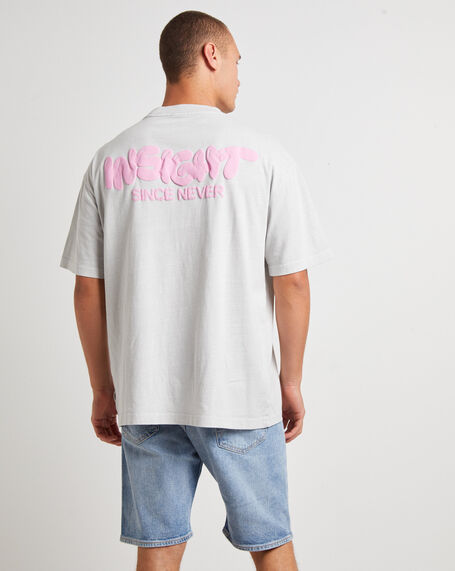 Narli Oversized Short Sleeve T-Shirt in Ash Grey