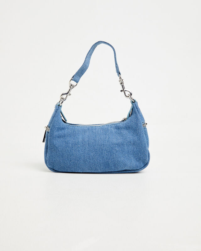 Mini Shoulder Bag in Denim Blue, hi-res image number null
