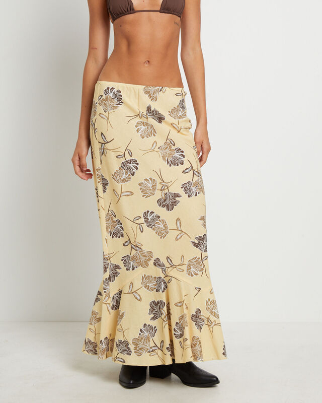Tanisha Fishtail Maxi Skirt in Assorted, hi-res image number null
