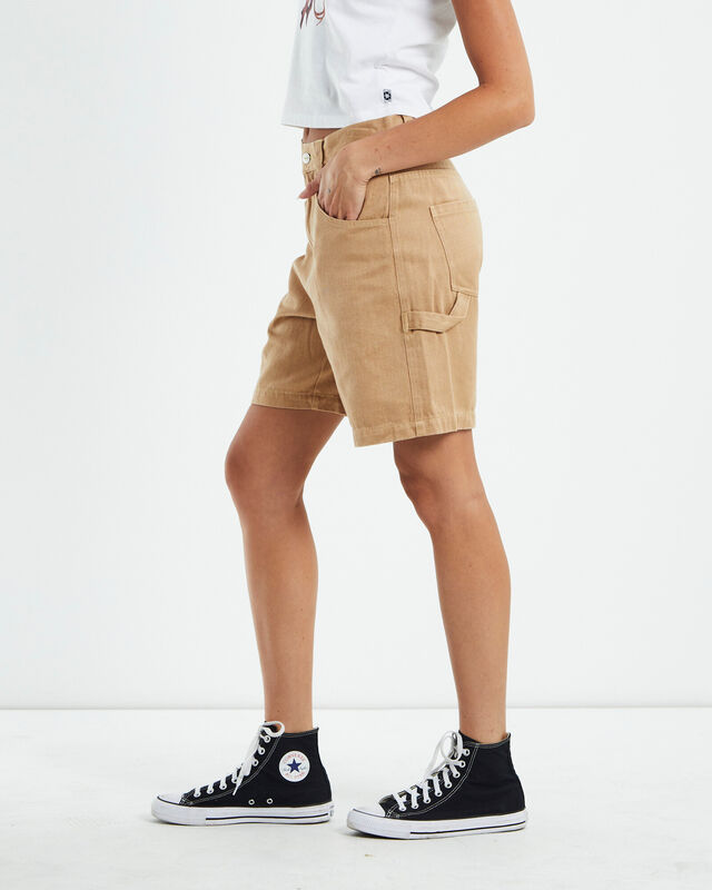 Hemp Workwear Shorts Tan, hi-res image number null