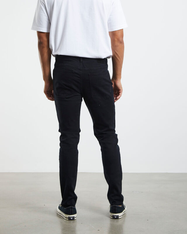 Ray Tapered Slim Jeans Northern Black, hi-res