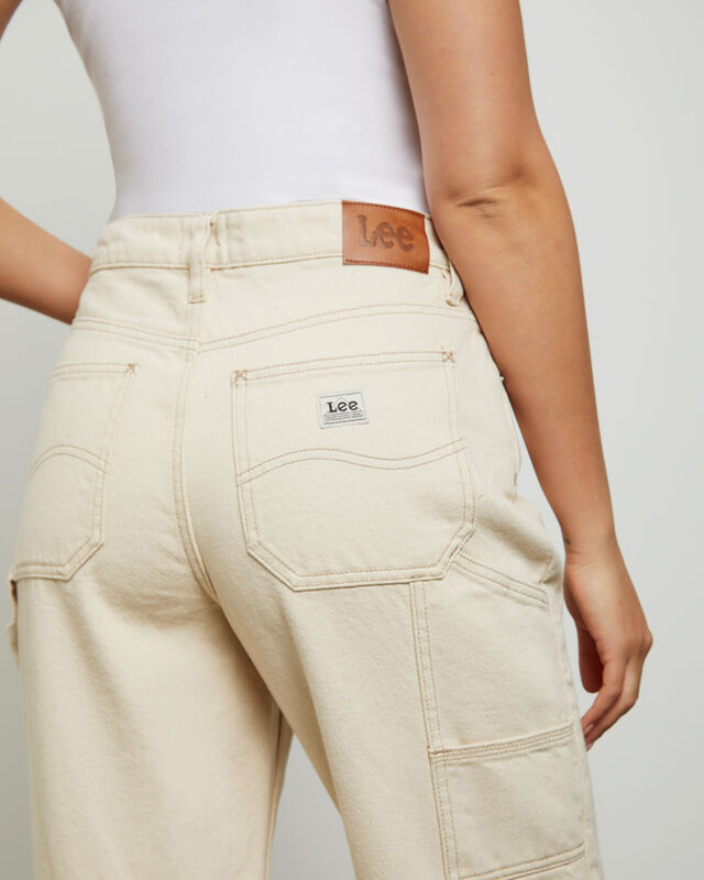 90s Mid Baggy Jeans in Organic Ecru, hi-res image number null
