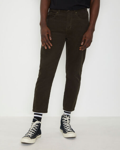 Switch Cord Pants in Fatigue Black