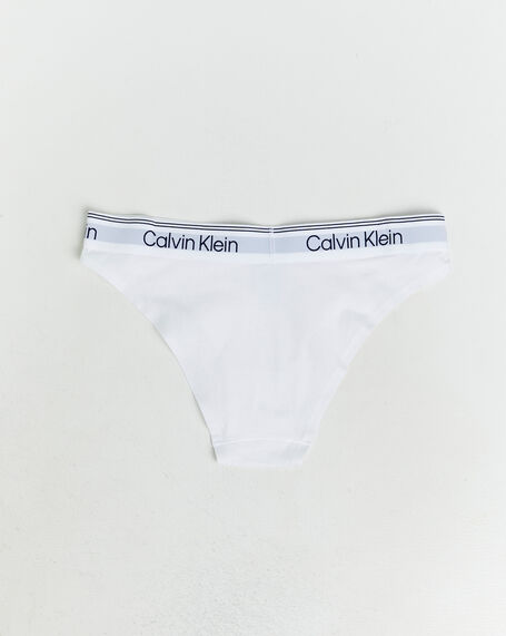 Calvin Klein Athletic Tanga Undies White