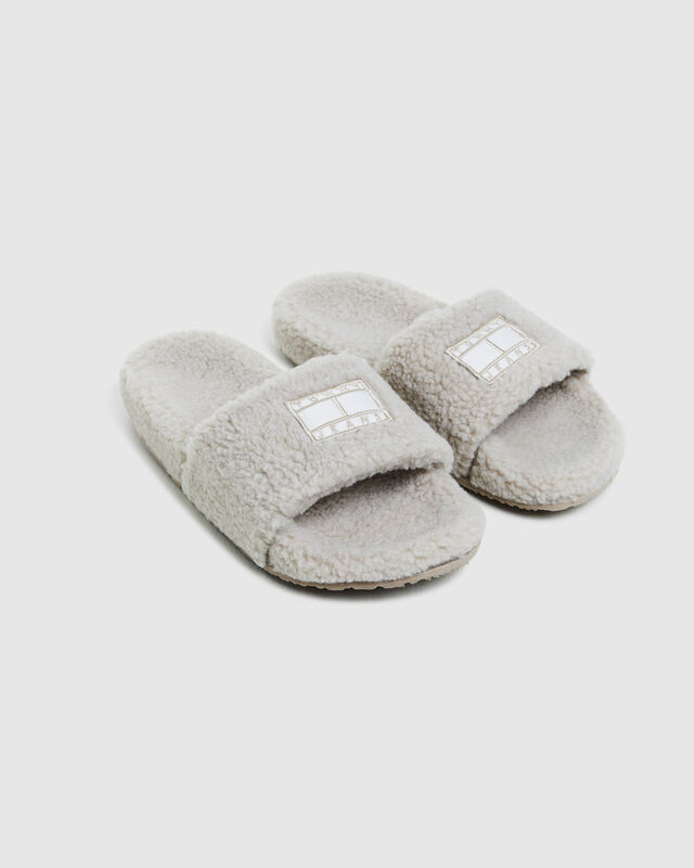Tommy Jeans Warm Slippers Stoney Beige, hi-res image number null