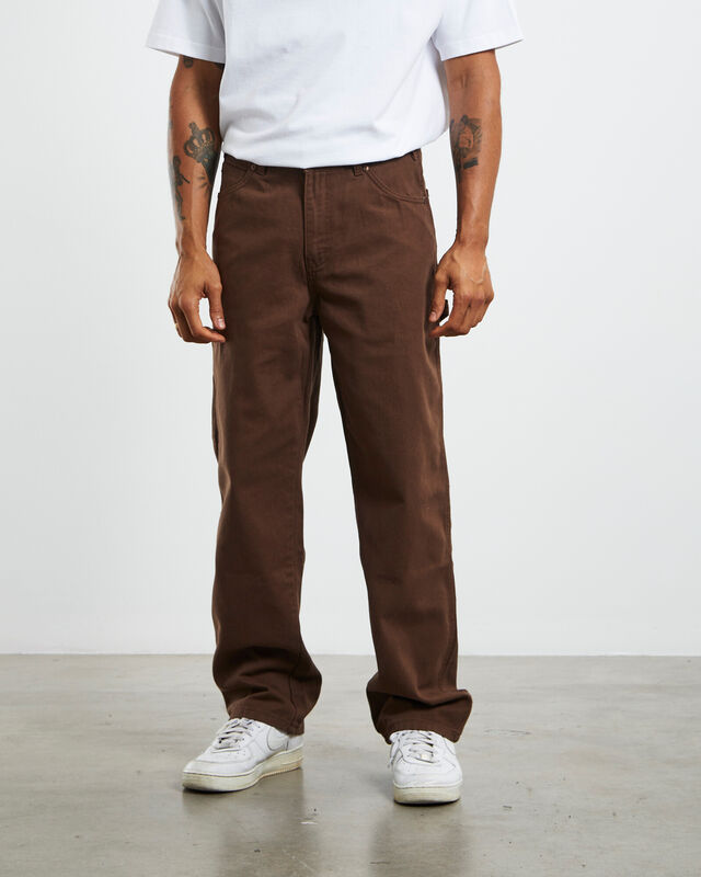 Relaxed Fit Duck Jeans Rinsed Timber, hi-res image number null