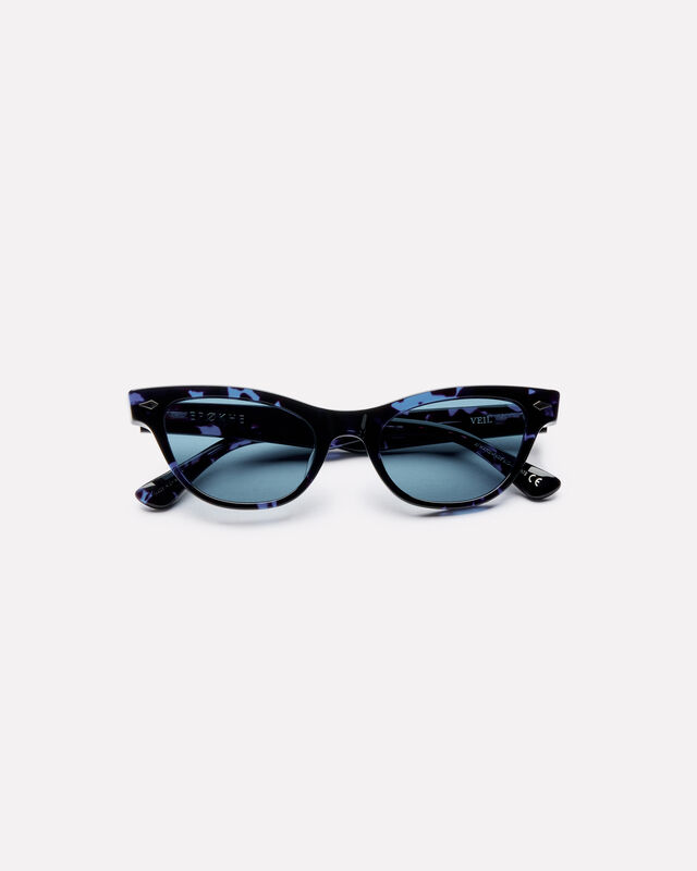 Veil Sunglasses in Blue Tortoise/Blue, hi-res image number null