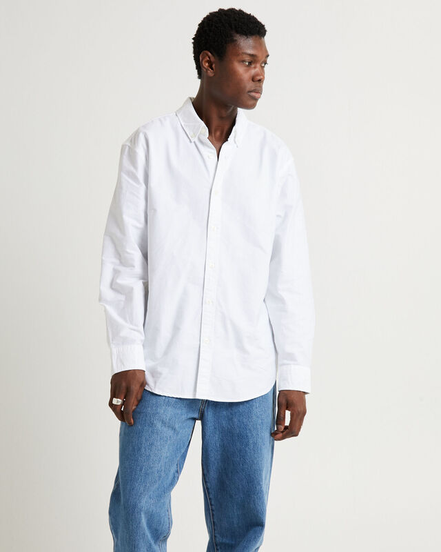 Authentic Button Down Long Sleeve Bright White, hi-res image number null
