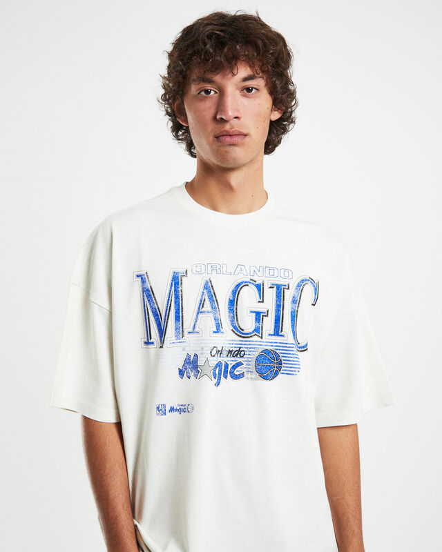 Underscore Oversized T-shirt Orlando Magic White Marle, hi-res image number null