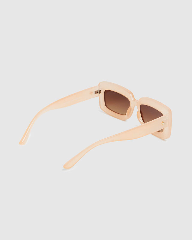 Blurred Sunglasses Peach/Brown, hi-res image number null