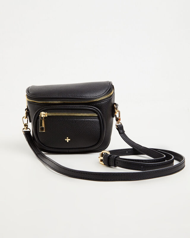 Milly Mini Cross Body Bumbag in Black, hi-res image number null