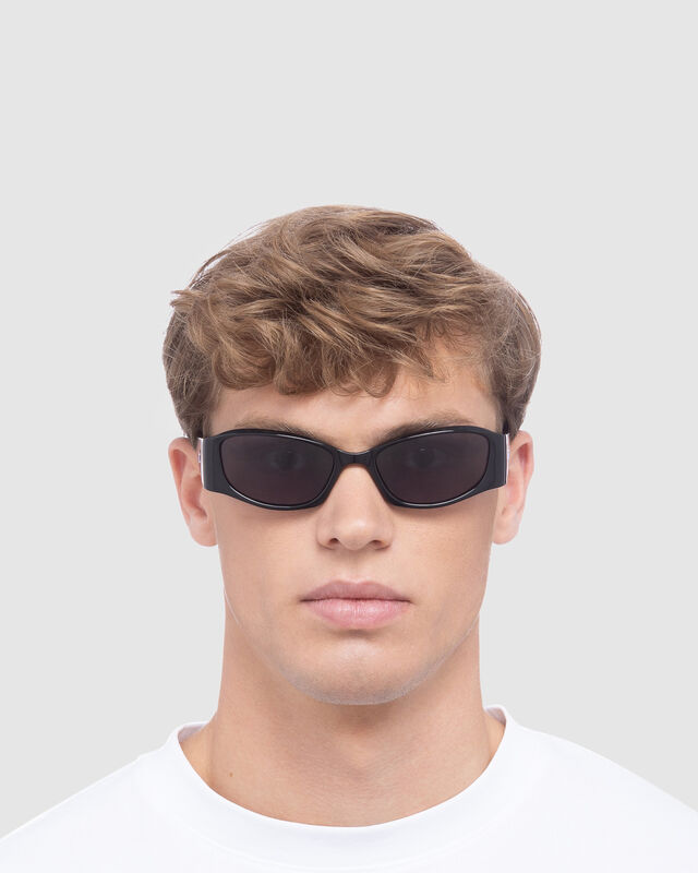 Afends X Le Specs Barrier Sunglasses Black, hi-res image number null