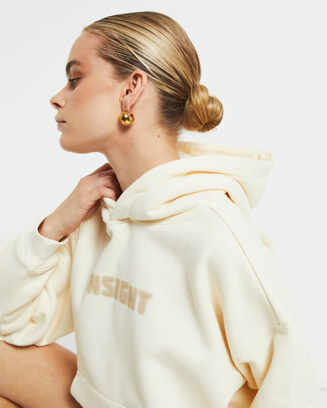 Dazed & Confused Oversized Hoodie in Clay Natural, hi-res image number null