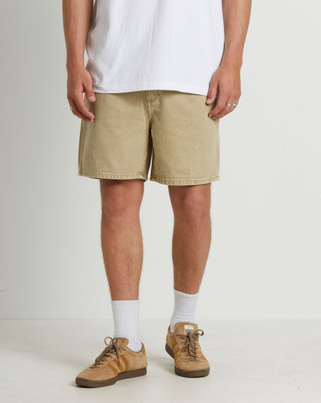 Slacker Shorts in Bedrock Beige