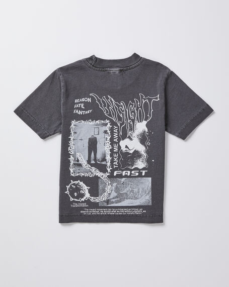 Teen Boys Transform Short Sleeve T-Shirt in Vintage Black
