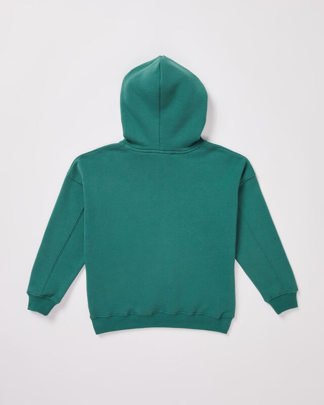 Teen Girls State Oversized Hoodie in Green, hi-res image number null