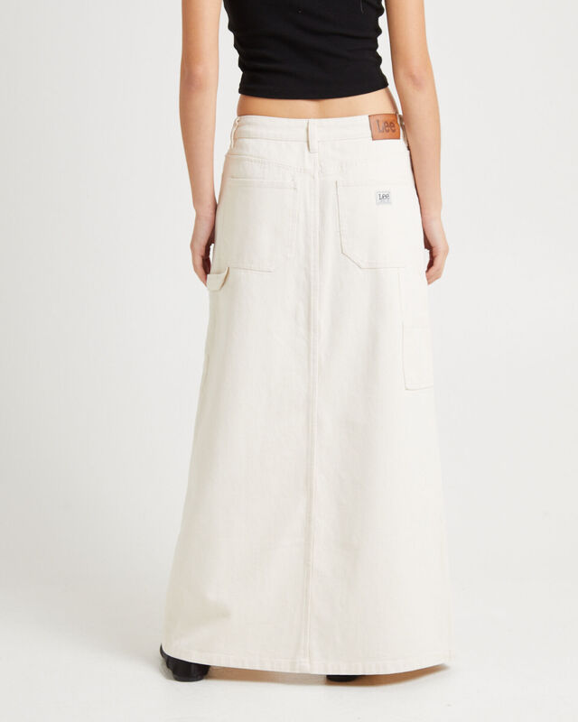 90s Mid Maxi Skirt Unbleached, hi-res image number null