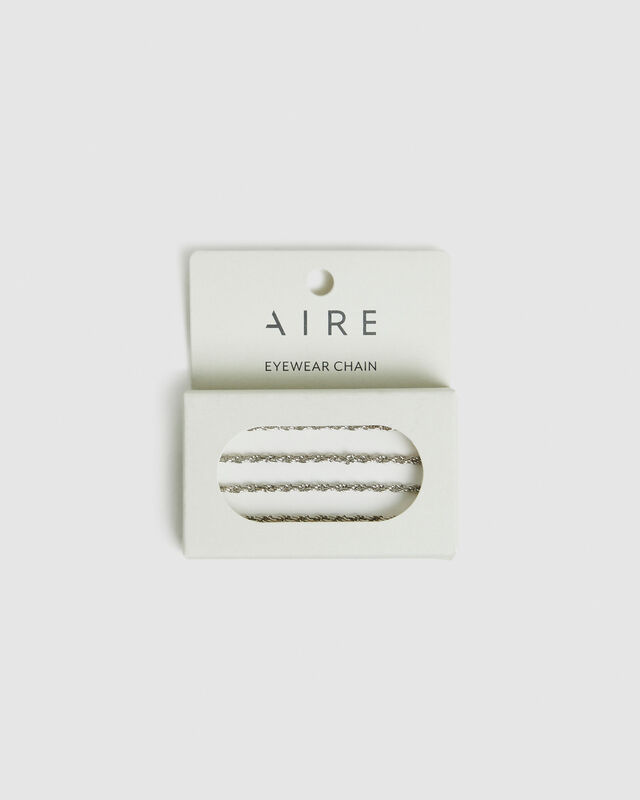 Aire Metal Rope Chain Silver, hi-res image number null