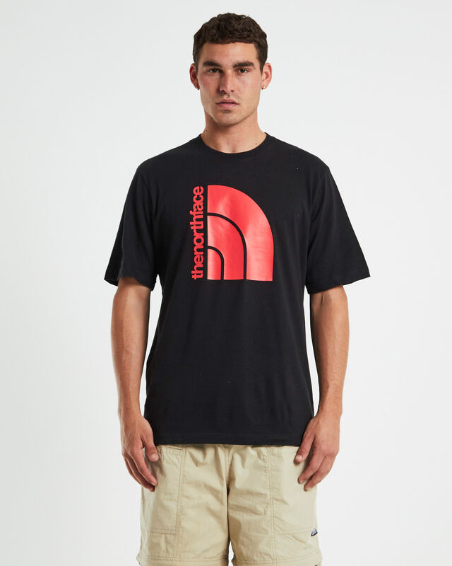 Short Sleeve Coords T-Shirt Black/Coral, hi-res image number null